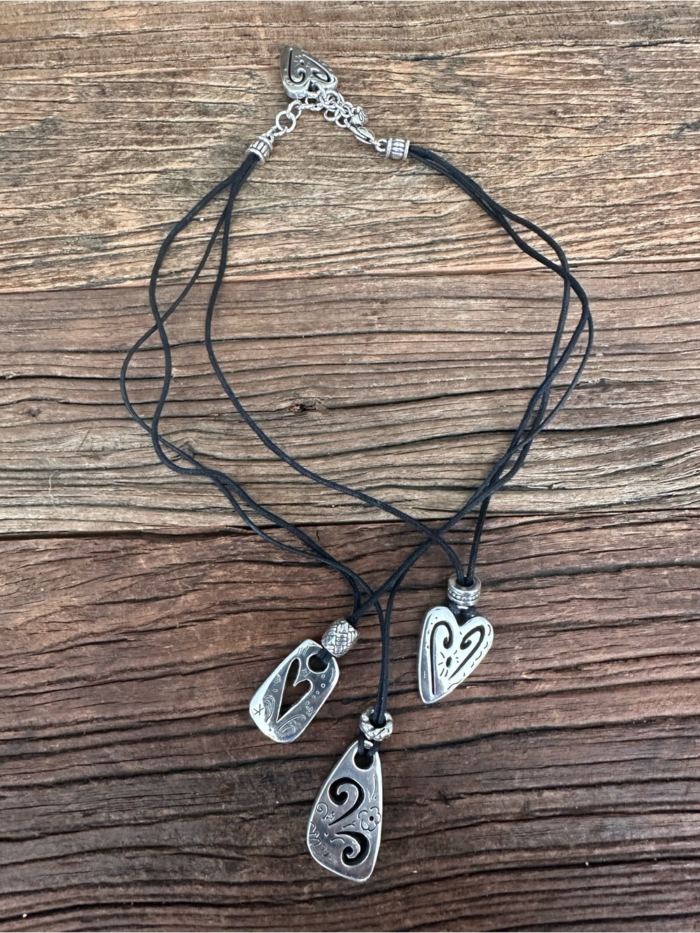 Brighton ❤️ BRAZILIAN HEART Triple Strand Necklace